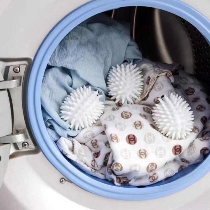 Reusable Silicone Laundry Balls Anti-Tangle Washer and Dryer Cleaning Balls