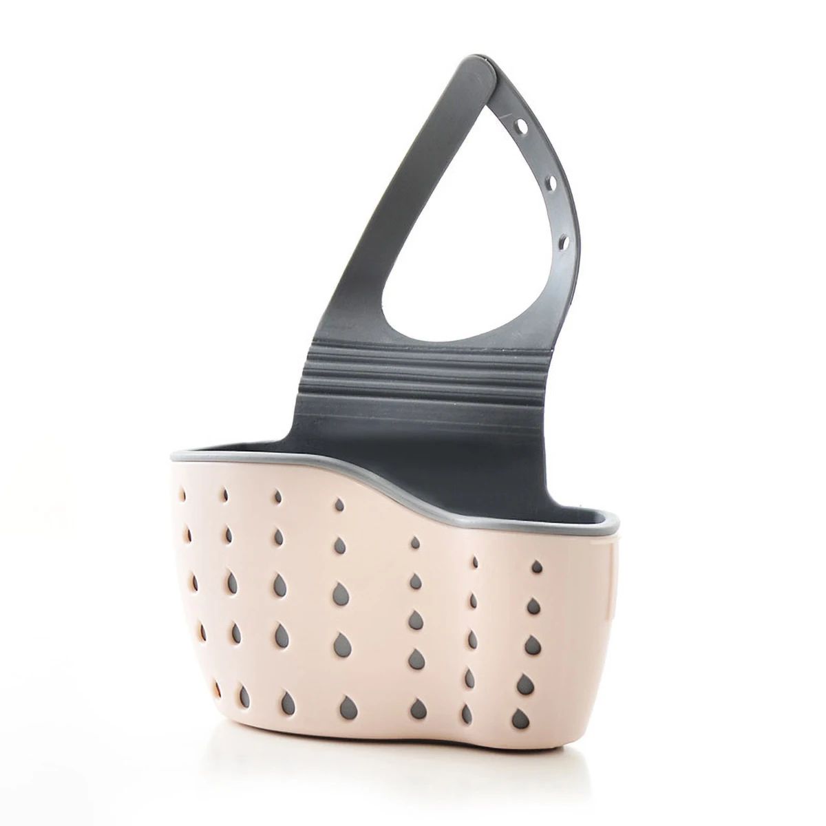 Hanging Sink Drain Basket Adjustable Sponge and Soap Holder