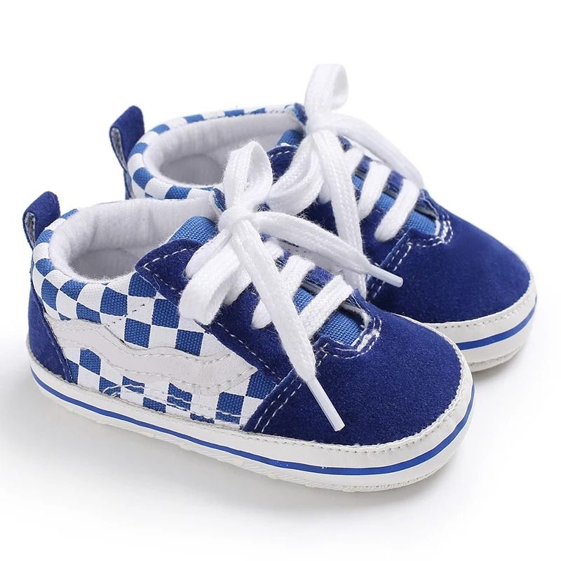 Soft Canvas Baby Walking Shoes with Flexible Sole