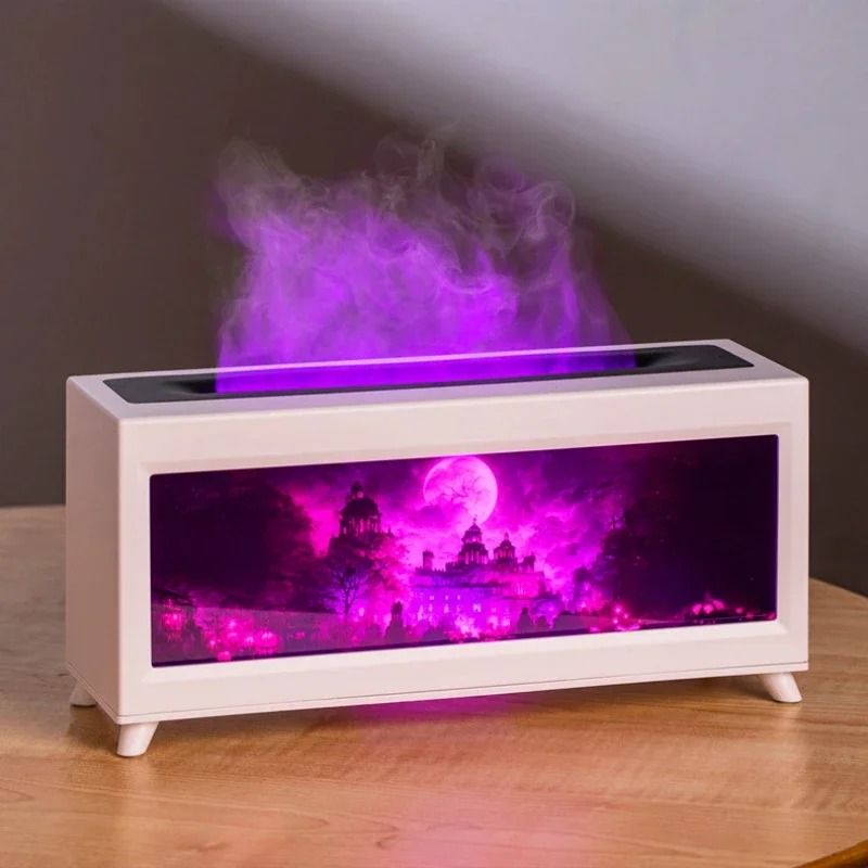 Flame Effect Essential Oil Diffuser and Humidifier