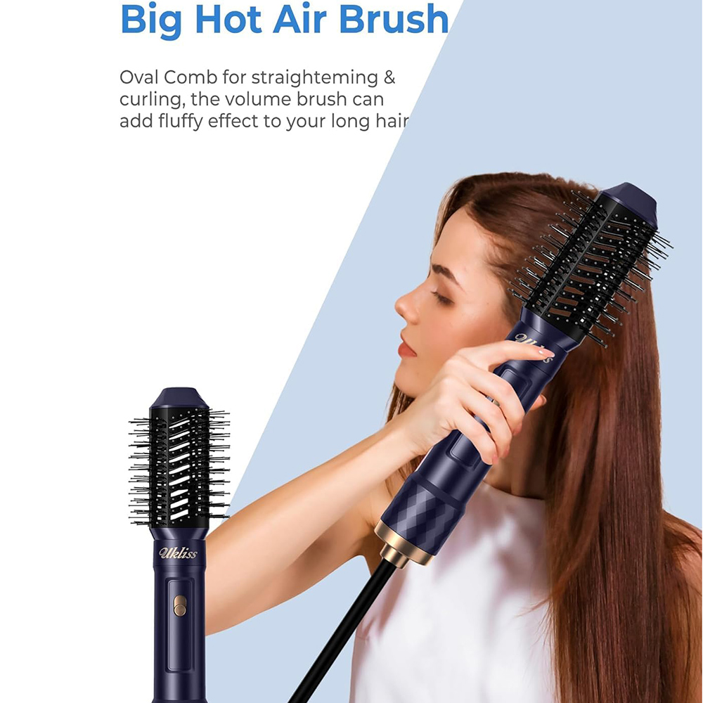 Blow Dryer Brush, Negative Ionic Hair Dryer Brush Set, Auto Air Curling Iron, Thermal Brush