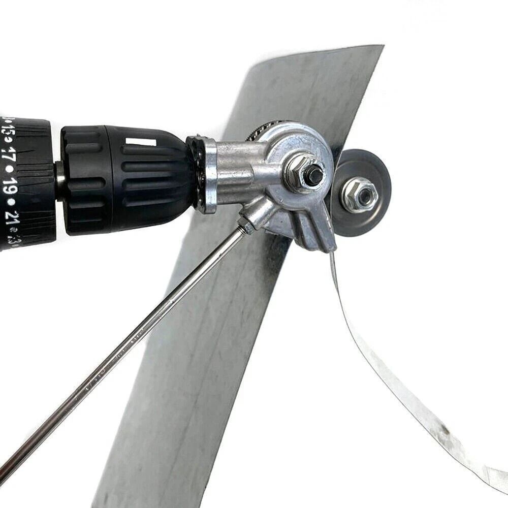Metal Sheet Cutter Nibbler Saw, Electric Drill Shears Plate Cutter Attachment
