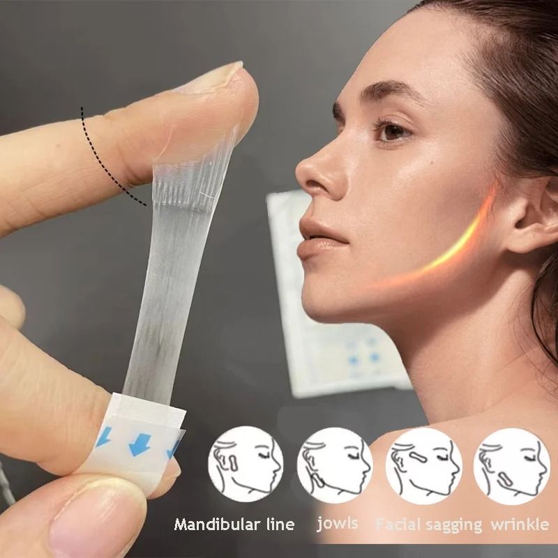 V Lift Face Tape Slim Patch Invisible Adhesive Sticker 80 PCS