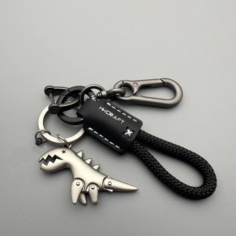 Leather Woven Rope Keychain and High-Fidelity Asset Retention Architecture