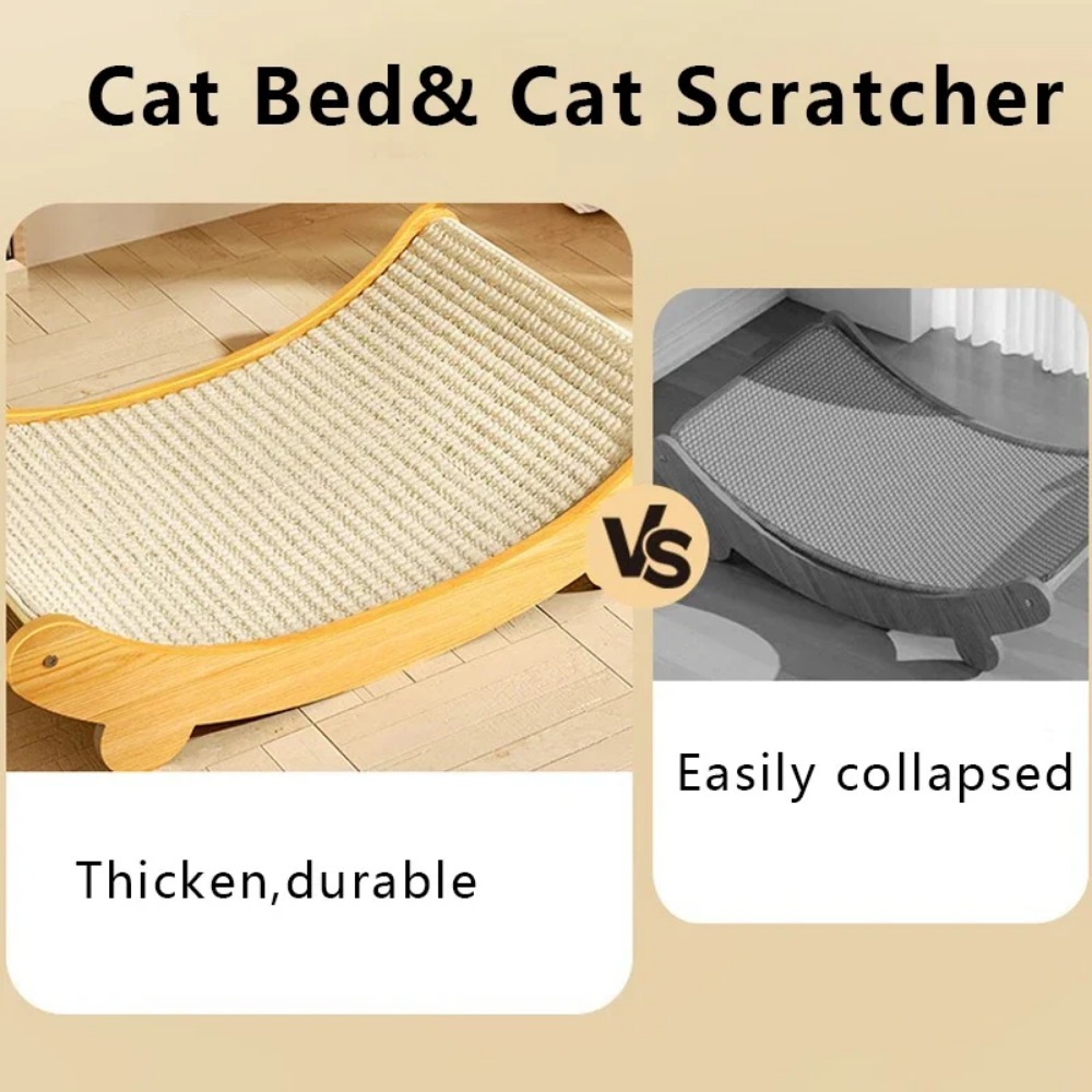 Cat Scratching Pads & Scratch Board, Detachable, Wear-Resistant, Multifunctional – Kitten Grinding Toy & Sleeping Bed