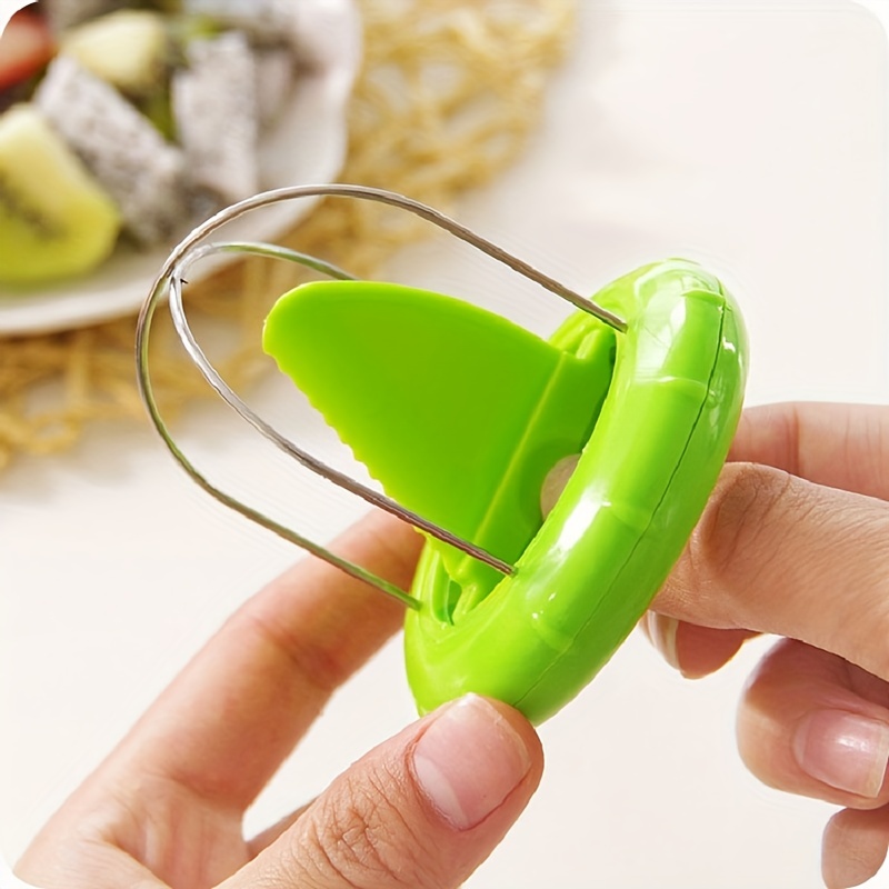 Fast Kiwi Peeler & Slicer Stainless Steel Fruit Cutter Tool