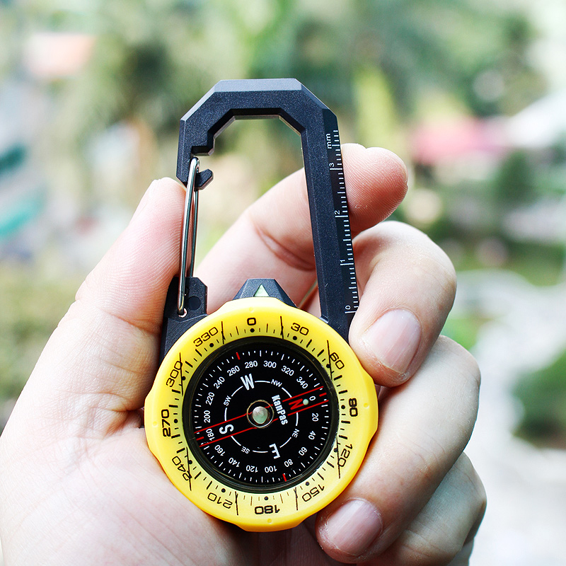 High Precision Waterproof Compass Luminous Outdoor Navigation Tool for Hiking Camping Survival