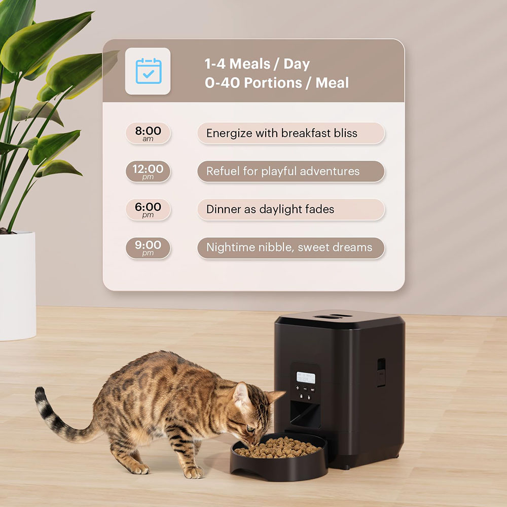 Smart Pet Feeder Automatic Cat Feeder, Dog Slow Food Machine, Timed Quantitative Dispenser