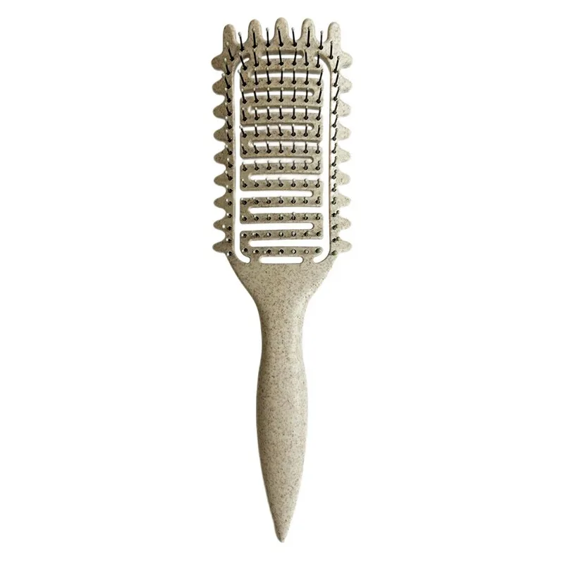 Hollow Out Detangling Hair Brush, Curl Define Styling Brush, Shaping Curls Barber Hairdressing Tools