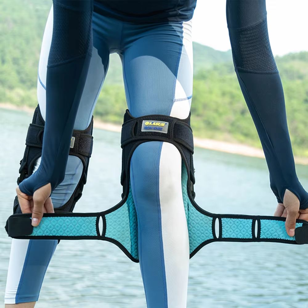 Adjustable Dual Hinge Knee Brace for Meniscus Protect & Ligament Support