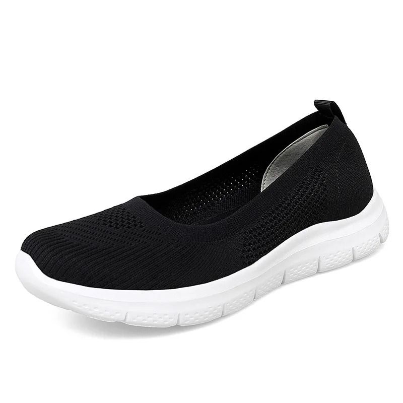 Womens Knit Sock Sneakers Breathable Slip On Casual Footwear