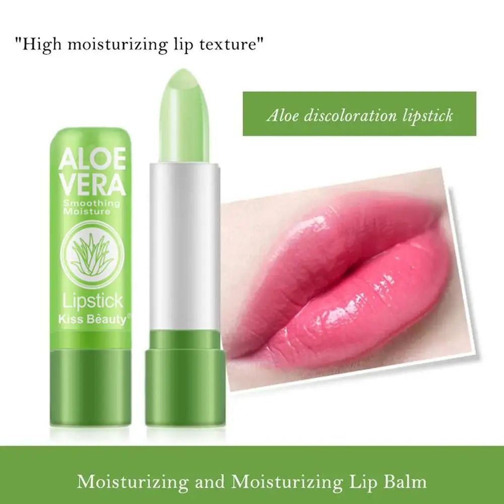 Color Changing Lipstick Aloe Moisturizing Long Lasting Lip Care