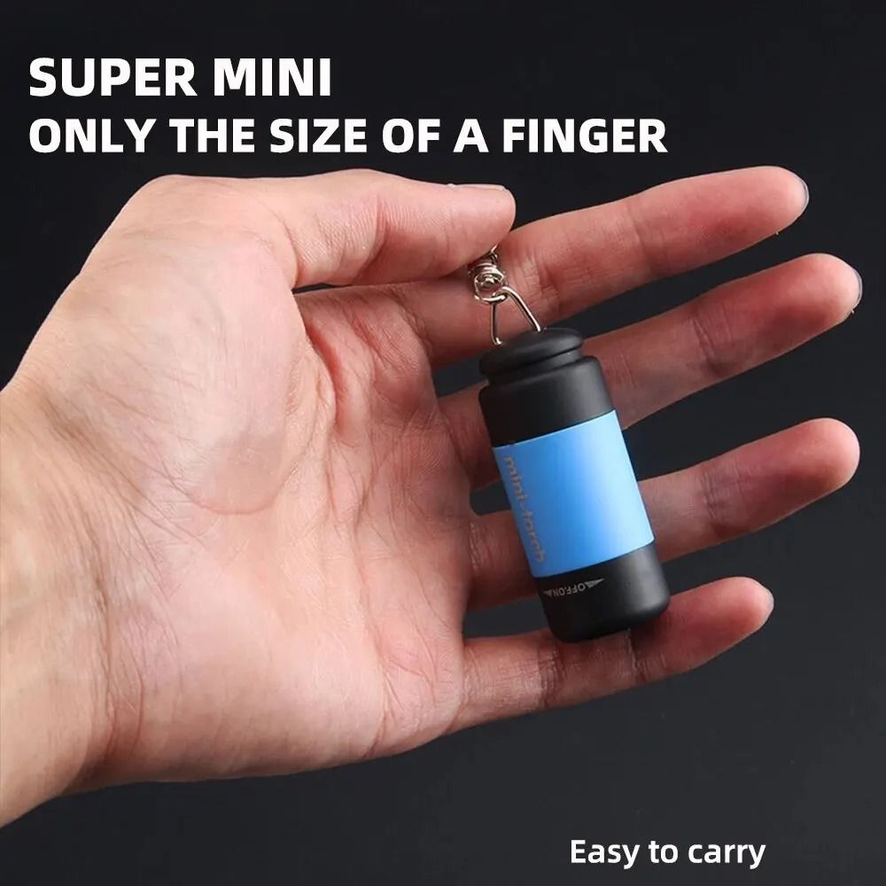 Ultralight Mini Keychain Flashlight and Finger Light