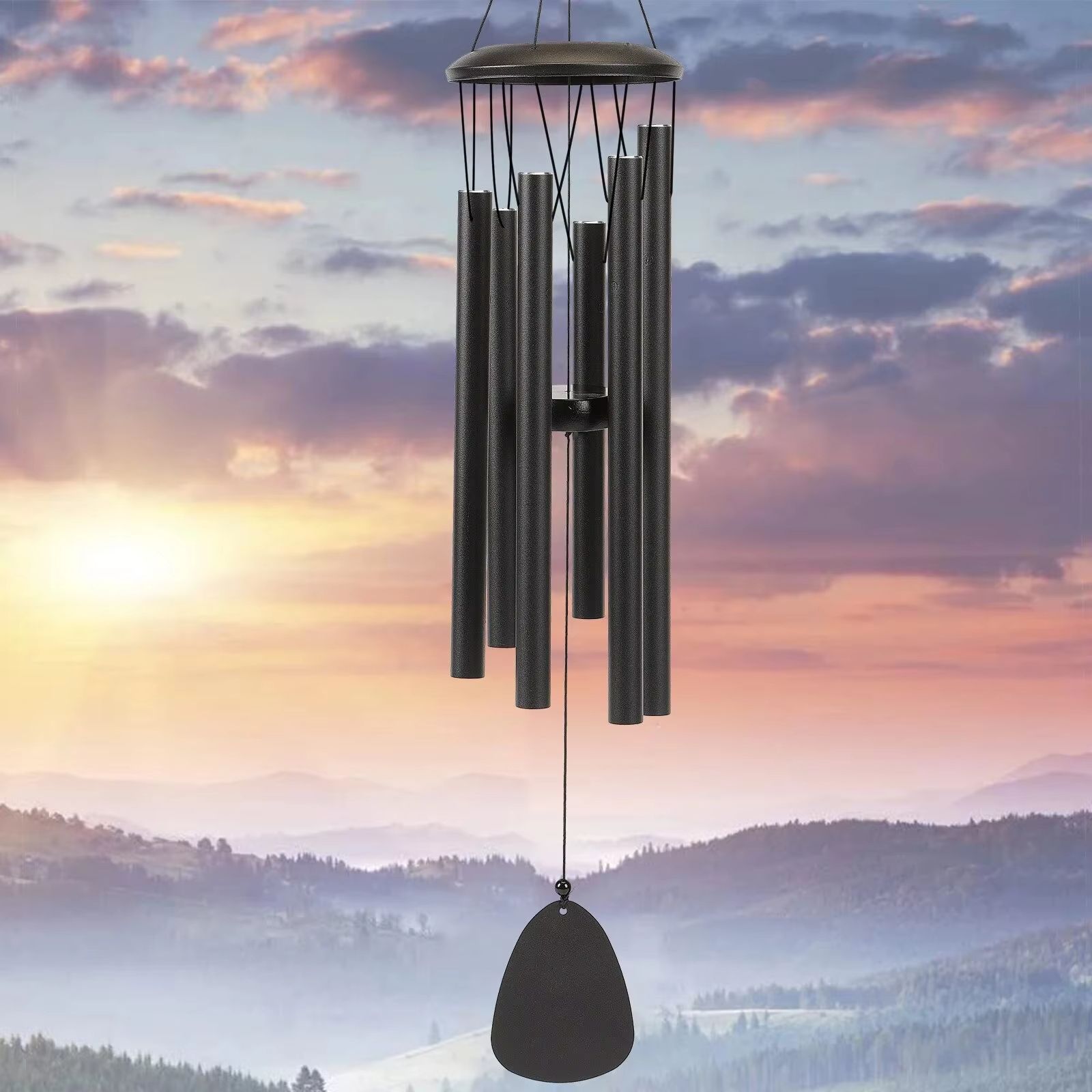 26 Inch Outdoor Wind Chimes for Garden, Porch, Balcony and Patio Decoration