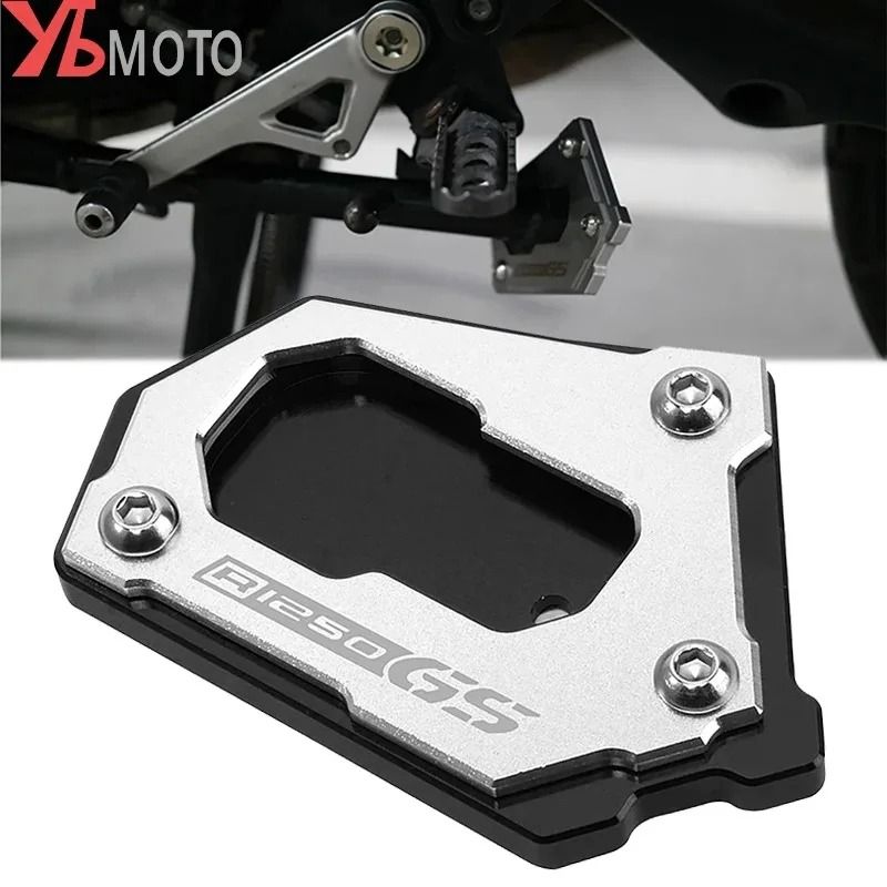 BMW R1250GS & R1200GS Adventure Kickstand Extension Pad | CNC Side Stand Plate for LC Rallye & HP