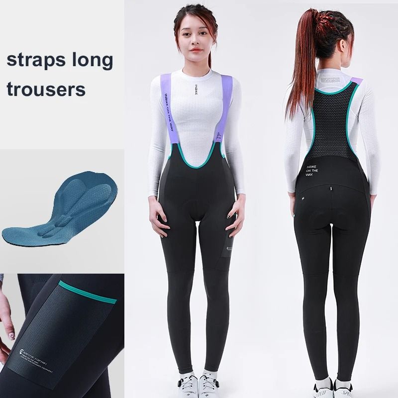 Women Winter Thermal Cycling Bib Pants