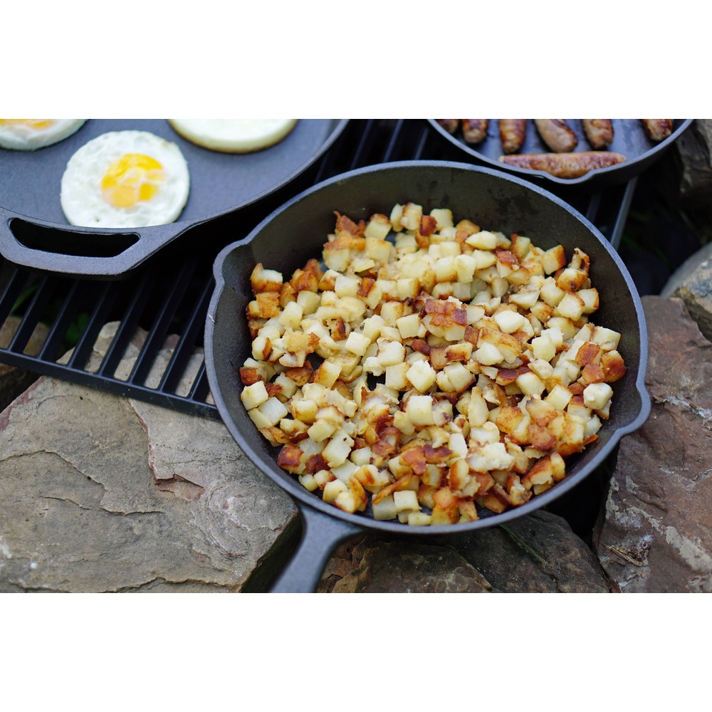 Versatile Cooking Pot, Heat Distribution, Nonstick Surface, Campfire Safe, Easy Drain Pour