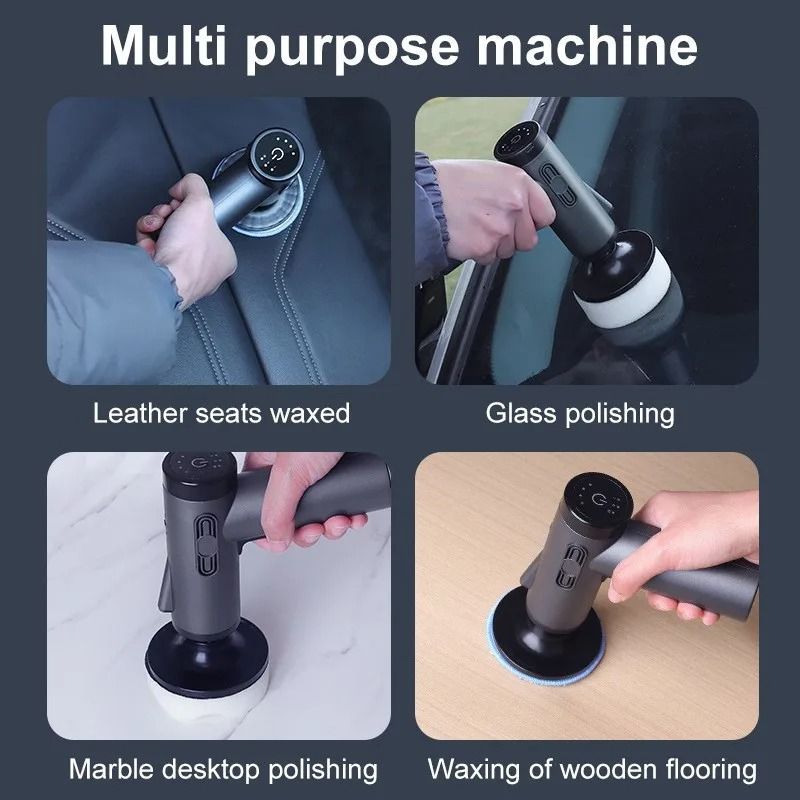 Wireless Handheld Car Polisher and Waxing Machine for Car Body Cleaning and Repair