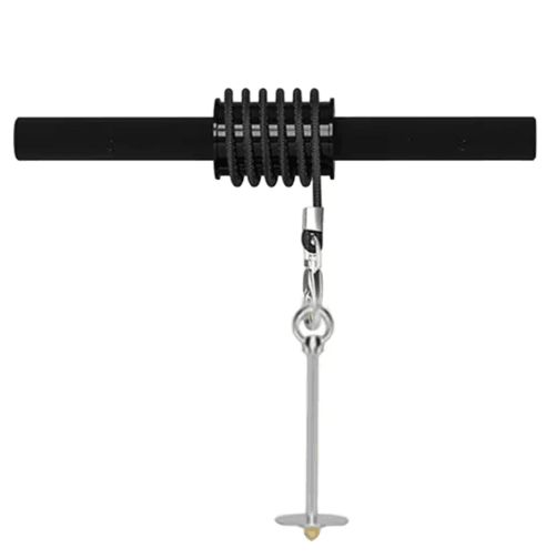 PowerGrip Wrist Roller Exerciser Bar for Forearm and Grip Strength