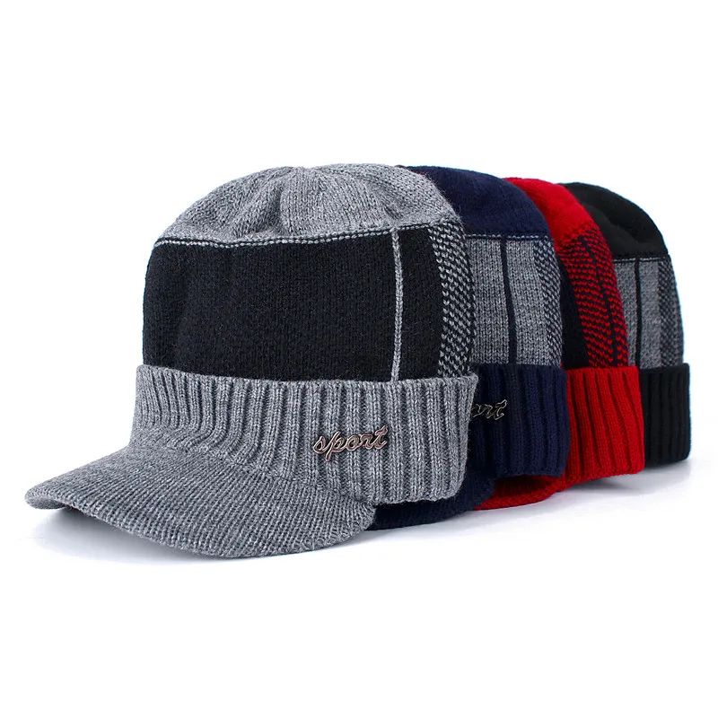 Fur Lined Winter Beanie Hat