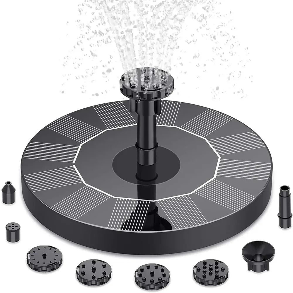 Solar Powered Floating Ecosystem Fountain