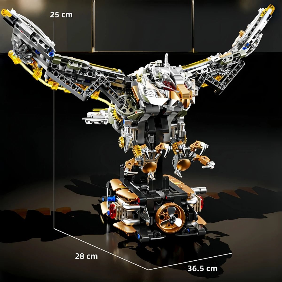 866PCS Mechanical Dragonfly Building Blocks STEM Construction Kit