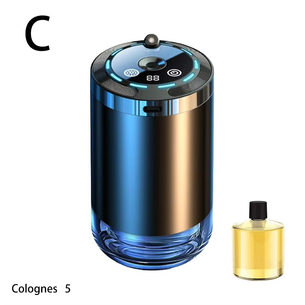 Smart Car Air Freshener – Rechargeable Aroma Diffuser with Adjustable Intensity Levels