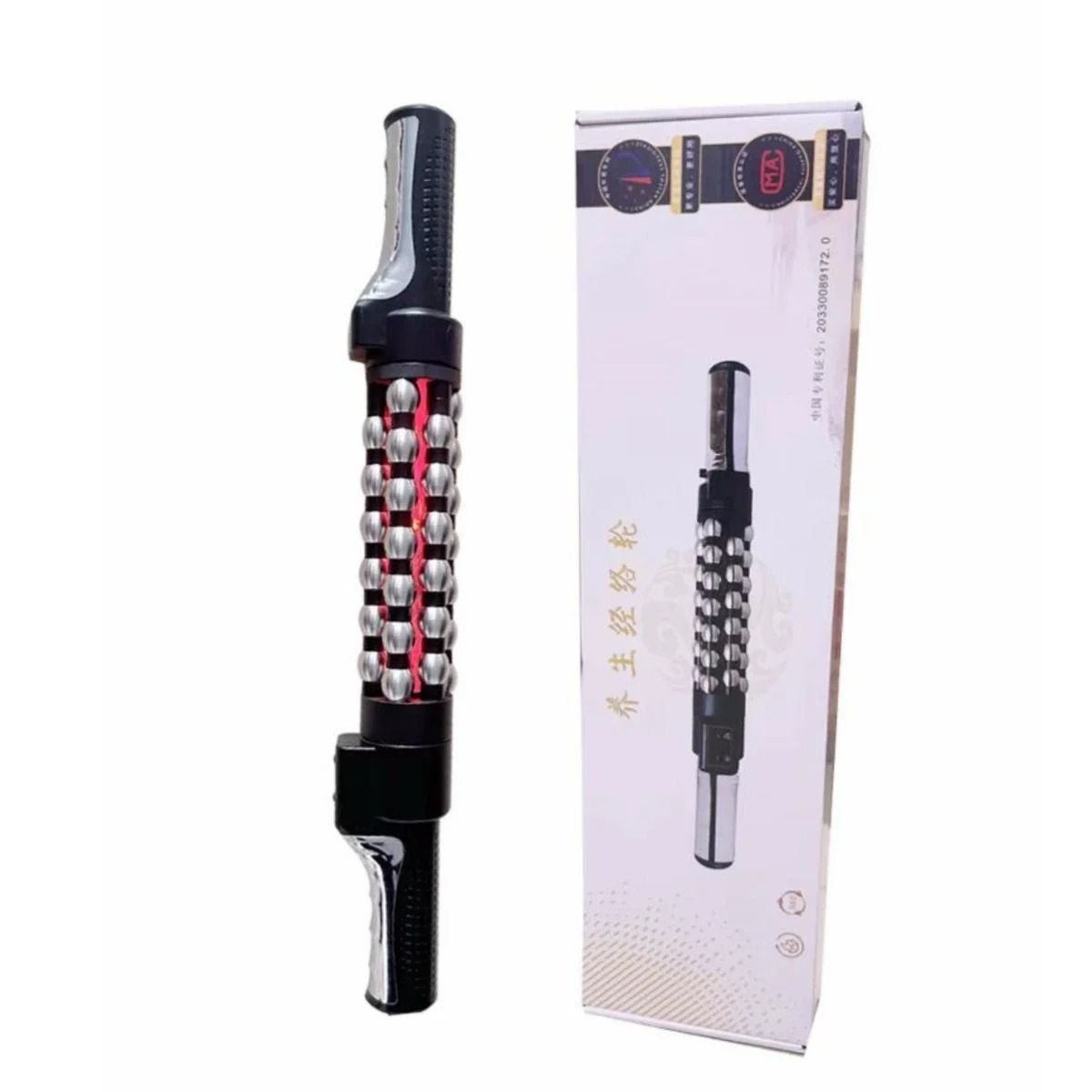 Electric Heating Massage Roller 360 Rotating Red Light Therapy