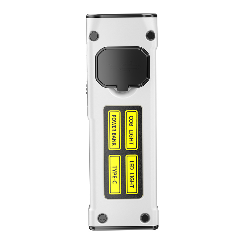 Mini Portable Rechargeable LED Flashlight Long Range, Magnetic, Outdoor Emergency Lamp for Fishing & Camping