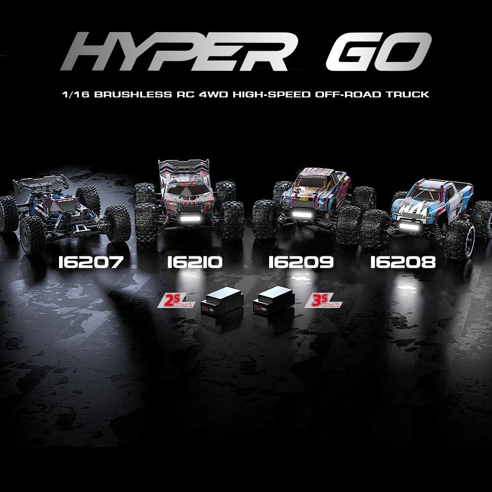 MJX 16207 Hyper GO 1 16 Scale Brushless RC Car