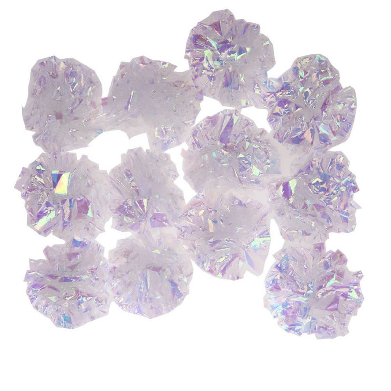 12Pcs Cat Mylar Crinkle Balls: Interactive Sound Toy for Cats