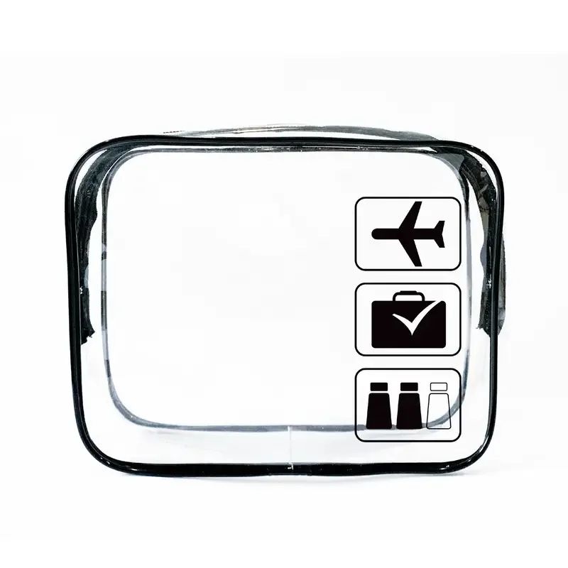 TSA-Approved Clear Travel Toiletry Bag – Leak-Resistant & Durable Quart Pouch