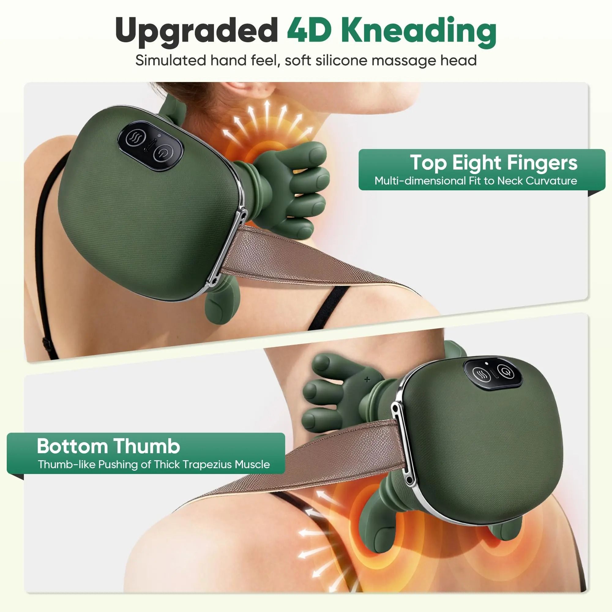 Wireless Bionic Finger Neck and Shoulder Massager