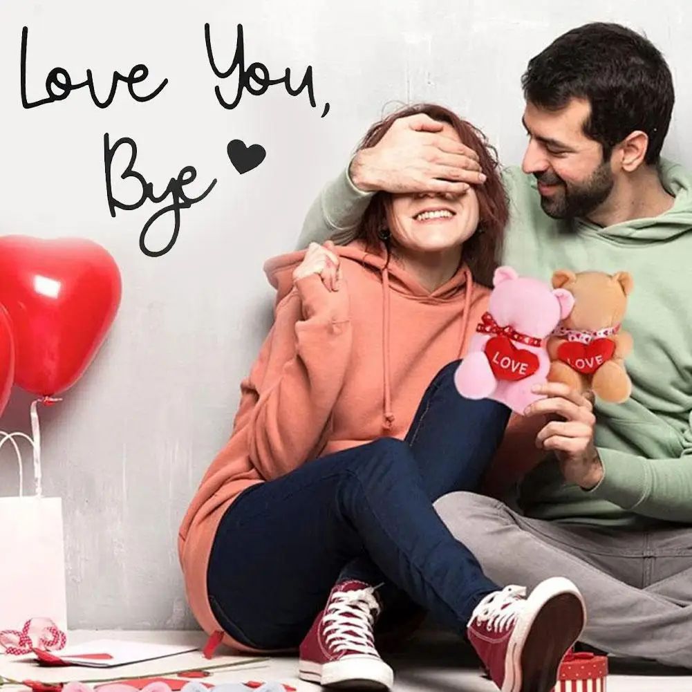 Wooden Script Wall Sign Love You Bye