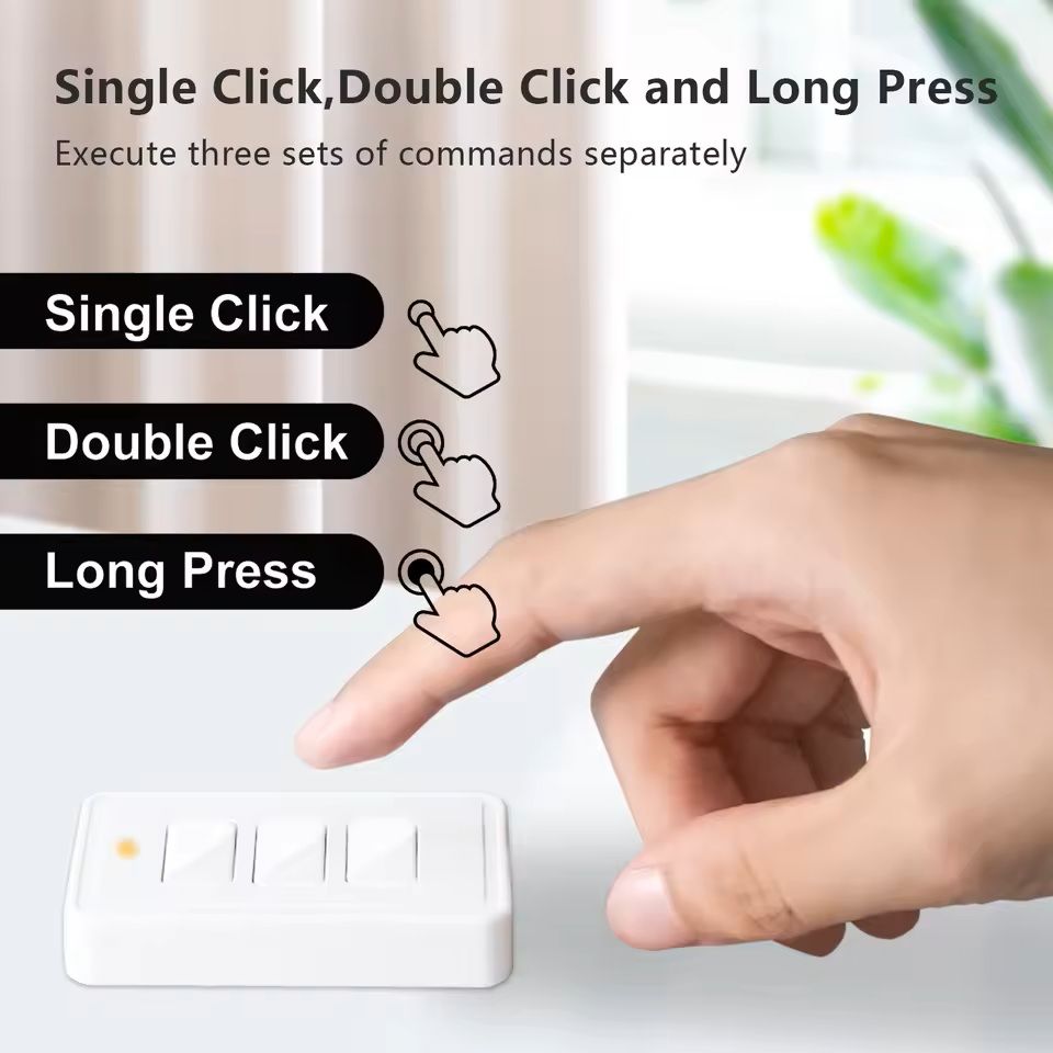 Smart ZigBee Scene Switch 3 Button Remote Control