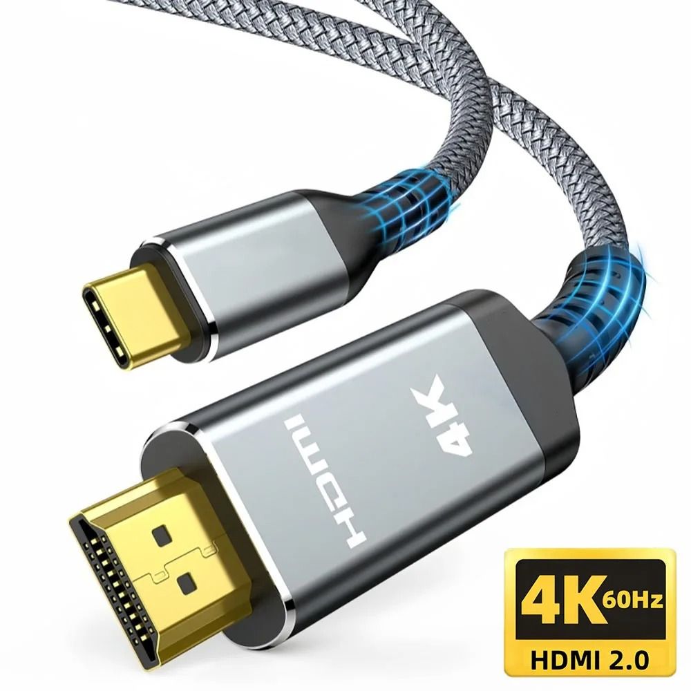 4K 60Hz Ultra High Definition Type C to HDMI Projection Cable