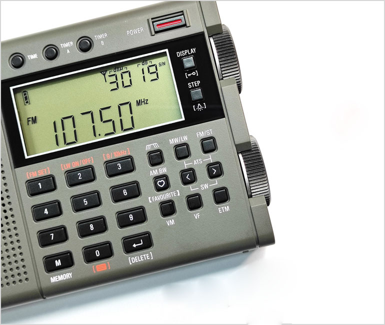 Portable FM Radio with Tuning LCD Display Pocket Radio