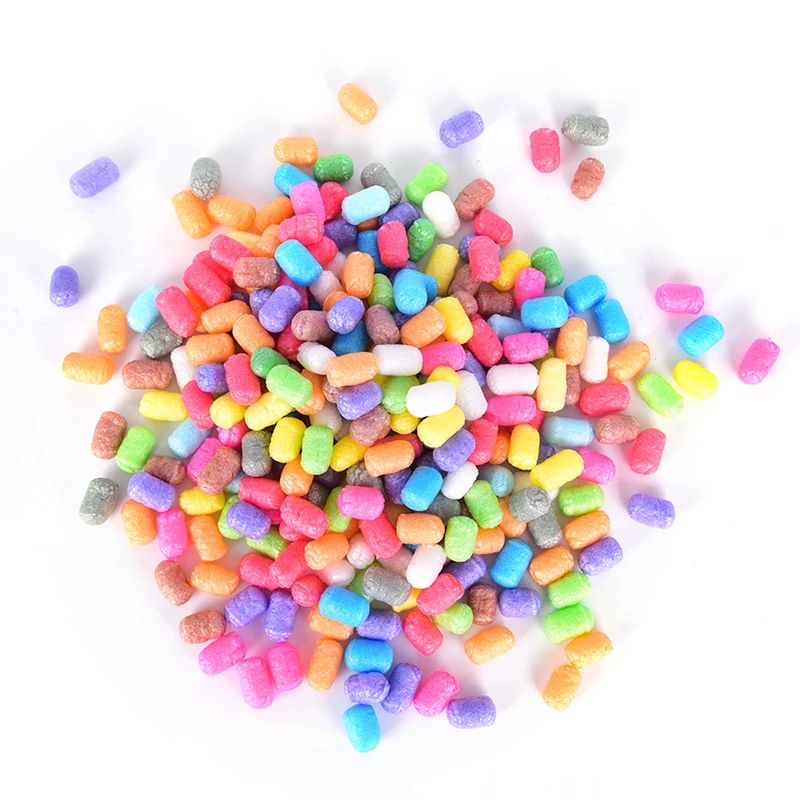 500-Piece Magic Corn Building Blocks Set, Water-Activated Corn Starch Craft Kit for Kids