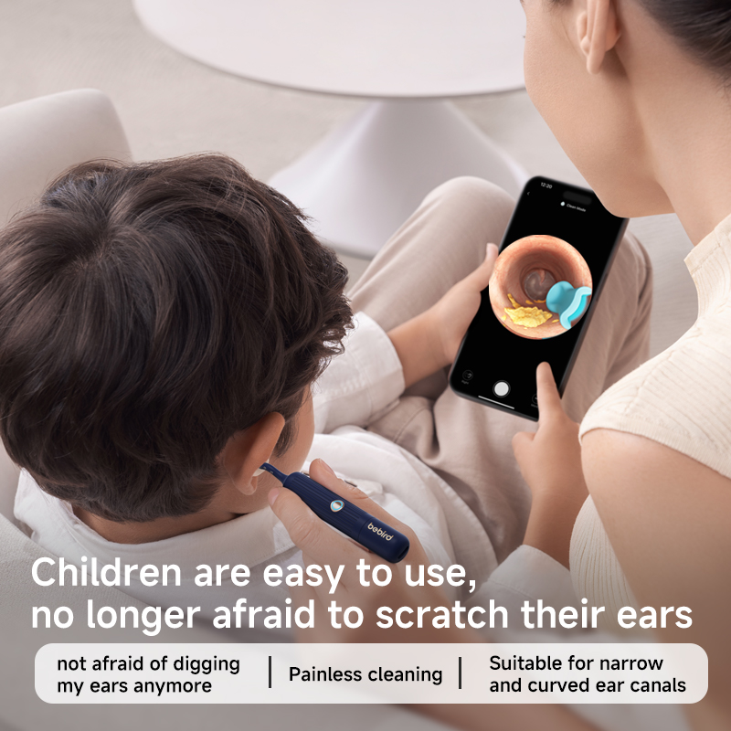 EarSight Plus Earwax Removal Kit, 1080P Camera, Bendable Ear Rod, & FDA-Certified Silicone Spoons