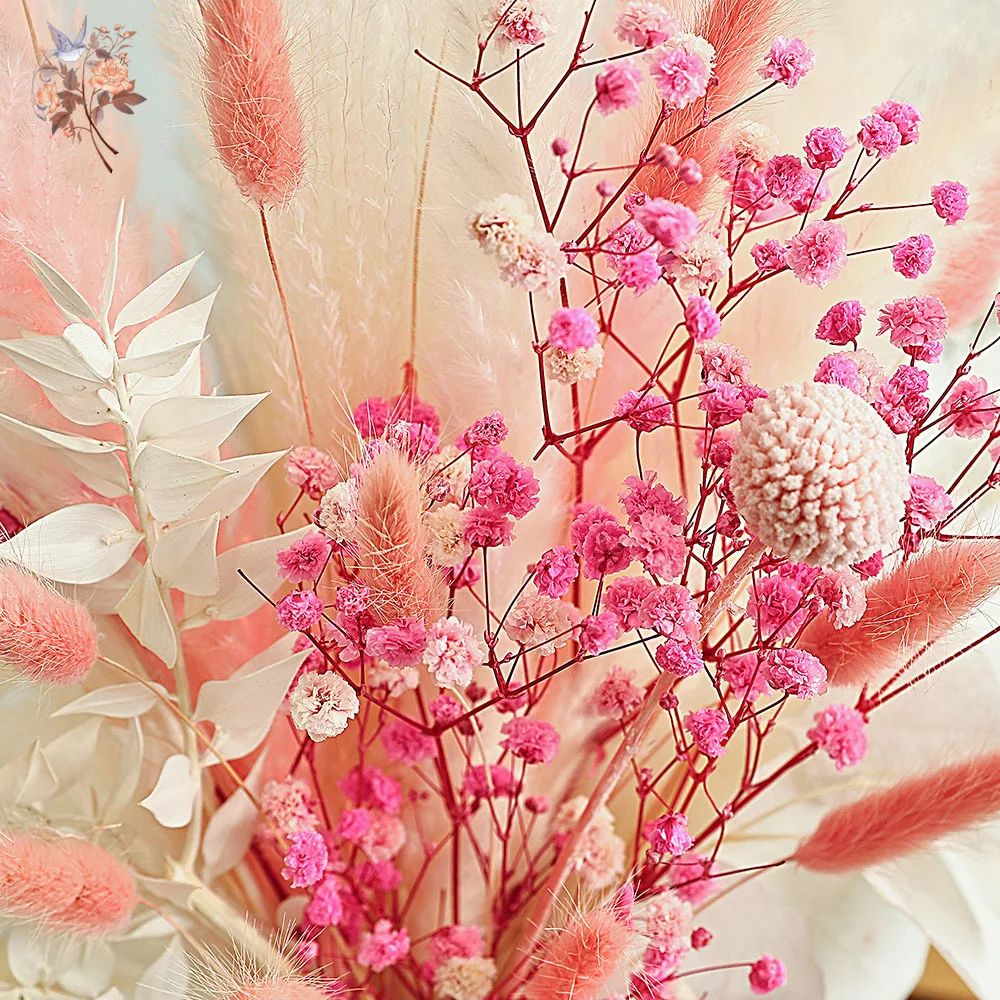 Boho Pampas Grass Dried Flower Wedding Bouquet