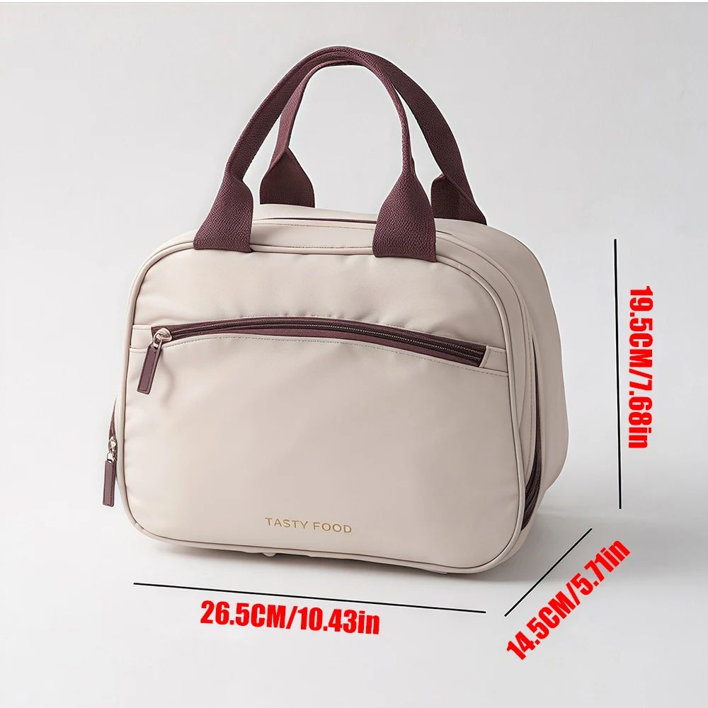 Insulated Lunch Box Tote Bag