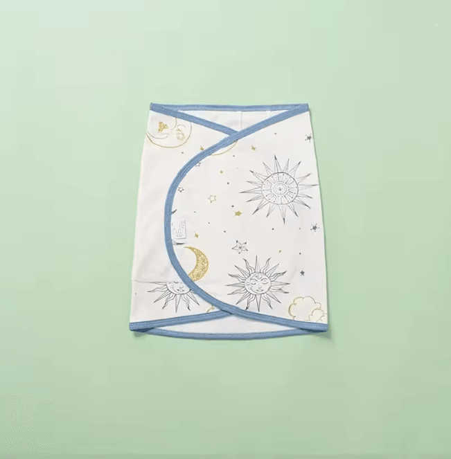 CalmNest Anti Startle Baby Swaddle Wrap Cotton Muslin Blanket