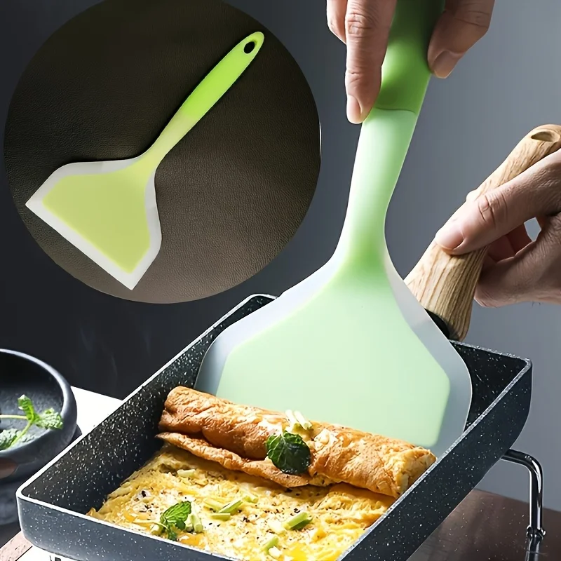 Heat Resistant Silicone Spatula for Cooking Scraping & Serving Non Stick & Durable Kitchen Tool