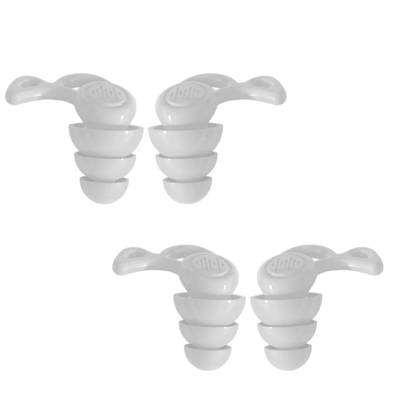 Reusable Noise Canceling Silicone Earplugs