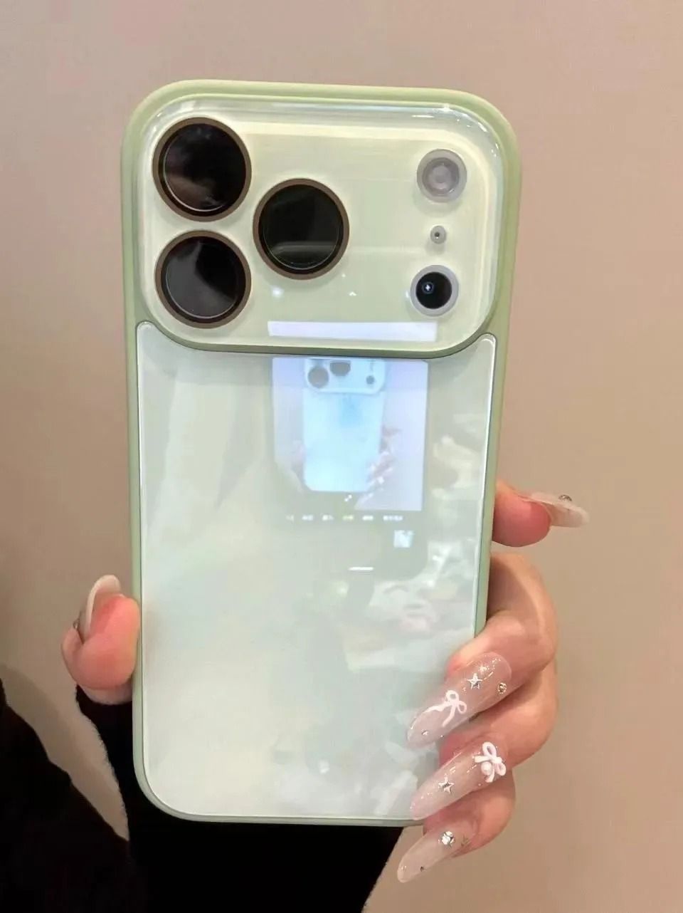 Luxury iPhone Tempered Glass Case Shockproof Hard Back with Camera Protection