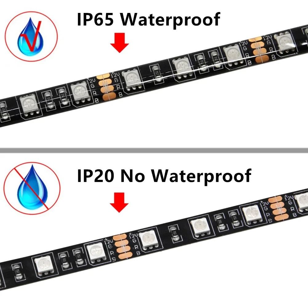 Addressable Rainbow WS2812B LED Strip Light 5V