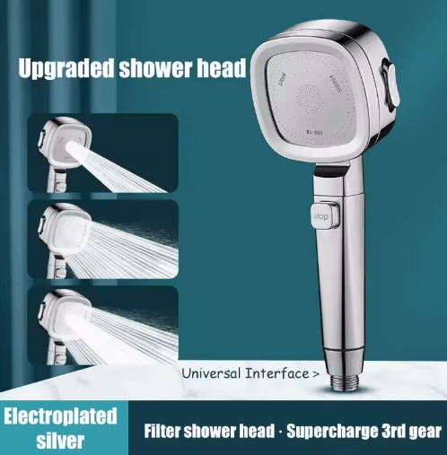 High Pressure Rain Shower Head – Boosted Water Flow Bathroom Upgrade