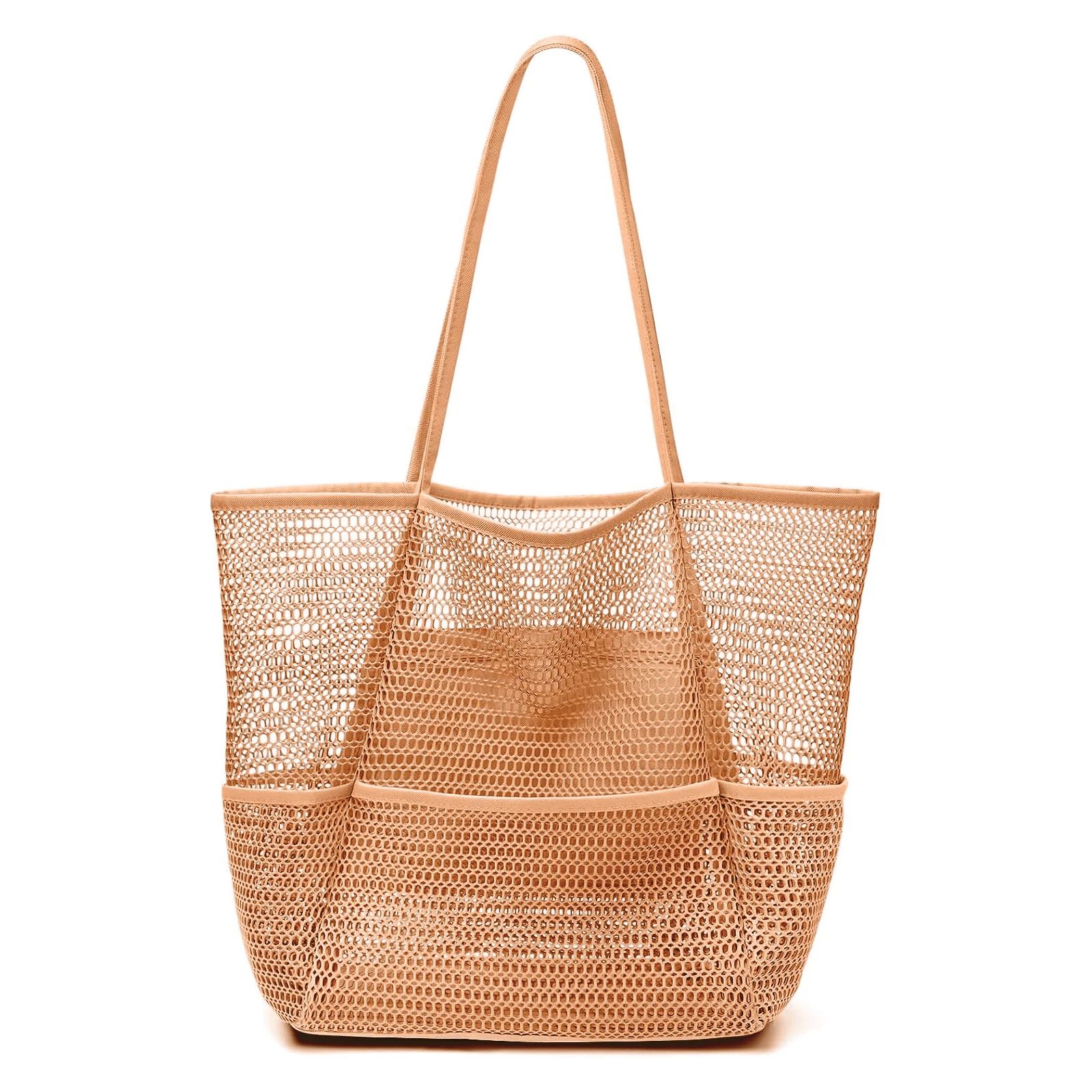 Large Mesh Beach Tote Shoulder Bag