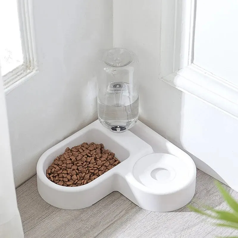 Automatic Pet Drinking Bowl Multi-functional Moisture-proof Cat and Dog Basin for Drinking and Feeding