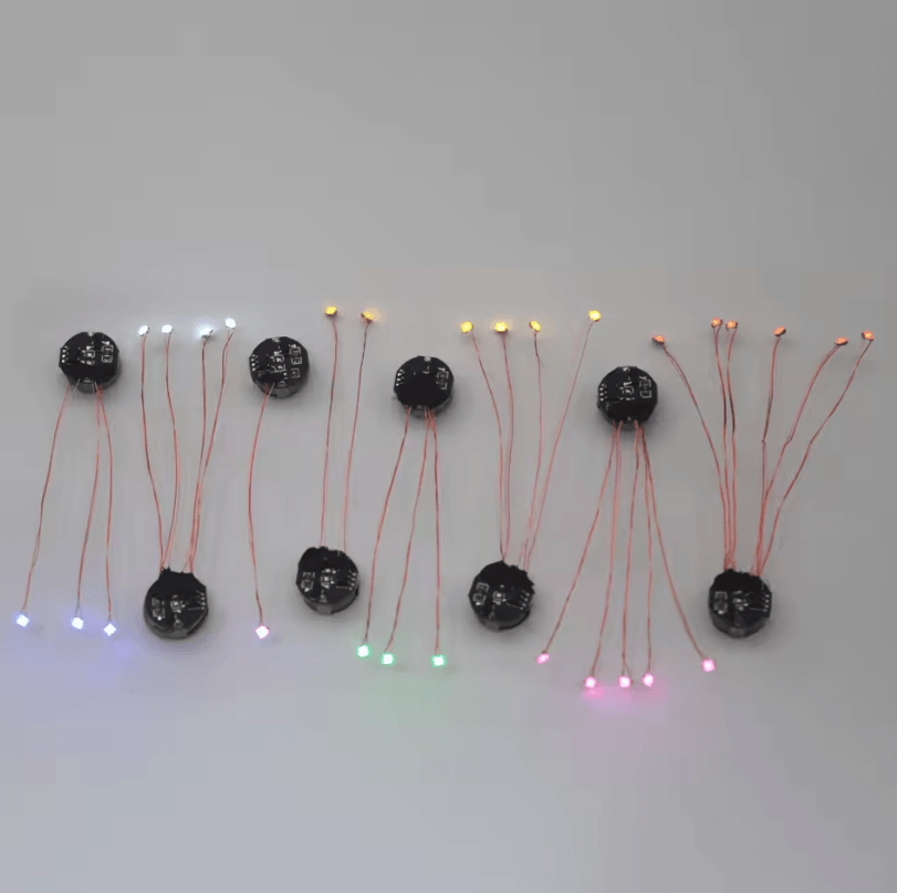 Magnetic Control LED Lamp – Wired Magnetron Light for DIY Models & Dioramas